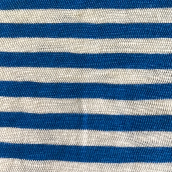 J Crew studio tee in blue and white stripe - Picture 2 of 4